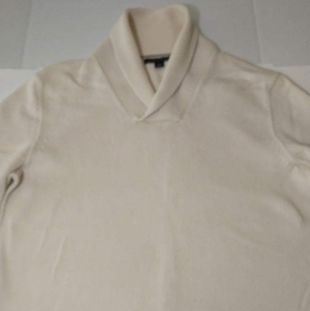 Banana‎ Republic Men's Large Beige V-neck Sweater, 100% Cotton